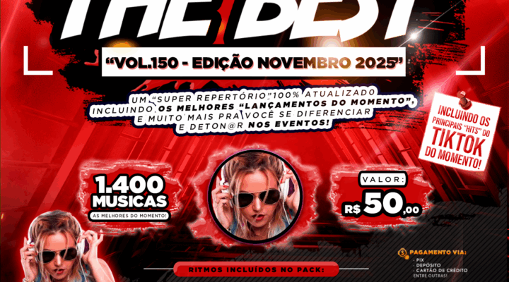 PACK THE BEST VOL.150 – EDIÇÃO DE NOVEMBRO 2025